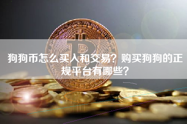 狗狗币怎么买入和交易？购买狗狗的正规平台有哪些？