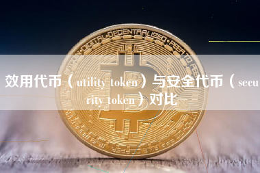 效用代币（utility token）与安全代币（security token）对比