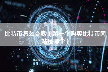 比特币怎么交易（第一个购买比特币网站是哪个）