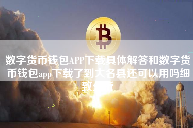 数字货币钱包APP下载具体解答和数字货币钱包app下载了到大名县还可以用吗细致分析