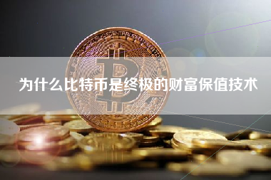 为什么比特币是终极的财富保值技术