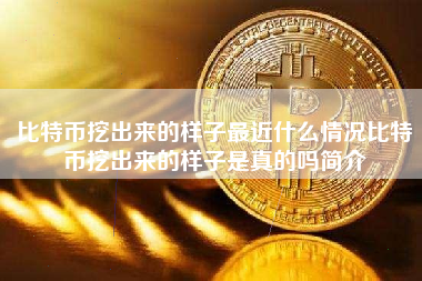 比特币挖出来的样子最近什么情况比特币挖出来的样子是真的吗简介