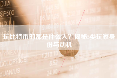 玩比特币的都是什么人?揭秘5类玩家身份与动机 玩比特币的都是什么人?揭秘5类玩家身份与动机