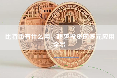 比特币有什么用，超越投资的多元应用全景