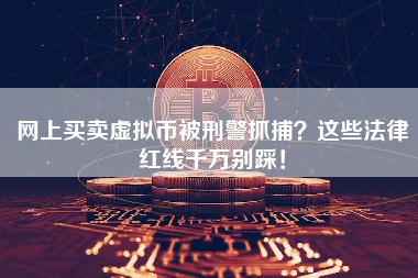 网上买卖虚拟币被刑警抓捕？这些法律红线千万别踩！