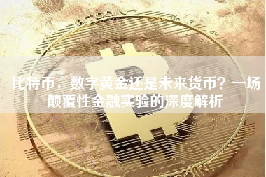 比特币，数字黄金还是未来货币？一场颠覆性金融实验的深度解析