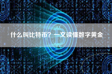 什么叫比特币？一文读懂数字黄金