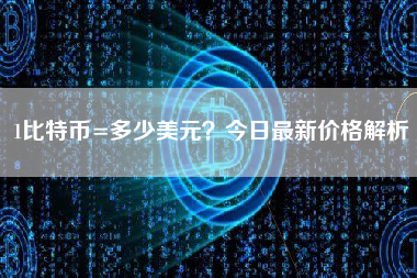 1比特币=多少美元?今日最新价格解析 1比特币=多少美元?今日最新价格解析